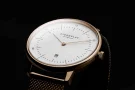  Zdjęcie 8 Sternglas Naos XS Quartz Date White Dial Rose Gold PVD Mesh S01-ND51-MI09