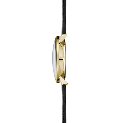 Sternglas Naos XS Quartz Date White Dial Yellow Gold PVD S01-ND50-KL08