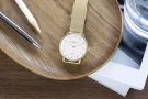  Zdjęcie 4 Sternglas Naos XS Quartz Date White Dial Yellow Gold PVD Mesh S01-ND50-MI07