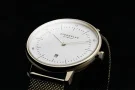  Zdjęcie 2 Sternglas Naos XS Quartz Date White Dial Yellow Gold PVD Mesh S01-ND50-MI07