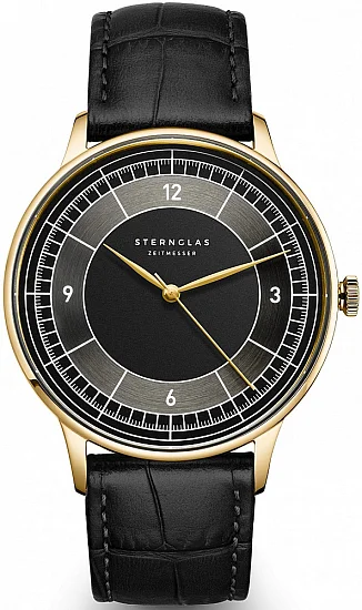 Sternglas Sedius Meca-Quartz Anthracite Sector Dial S01-SD04-HE03