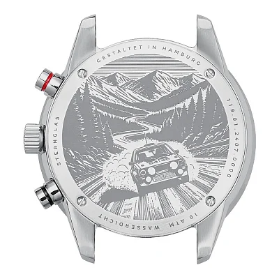 Sternglas Tachymeter 2.0 Meca-Quartz Chrono Black Dial NATO Strap S01-TM03-FI09