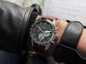  Zdjęcie 10 Sternglas Tachymeter Quartz Chrono Black Dial S01-TY03-MO11
