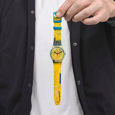 Swatch Art New Gent HOLLYWOOD AFRICANS BY BASQUIAT SUOZ354