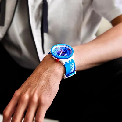 Swatch Big Bold Bioceramic Jumpsuit NASA Space Edition SB03Z100