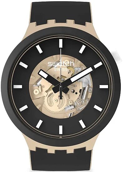Swatch Big Bold Bioceramic TIME FOR TAUPE SB03C100