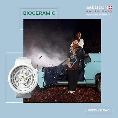 Swatch Big Bold Bioceramic White SB03W100
