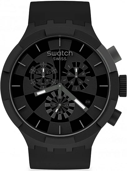 Swatch Big Bold Chrono Checkpoint Black SB02B400