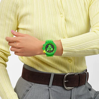 Swatch Big Bold Chrono GLOWINGLY GREEN SB02G100