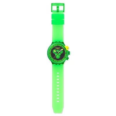 Swatch Big Bold Chrono GLOWINGLY GREEN SB02G100