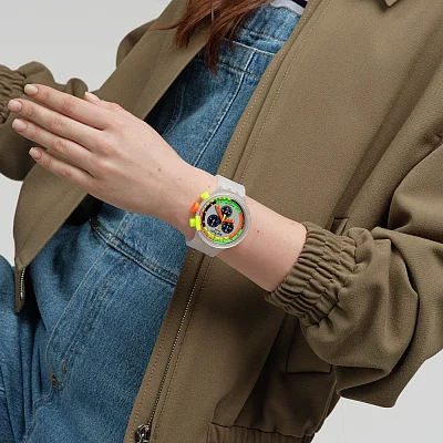 Swatch Big Bold Chrono NEON JELLY SB02K100