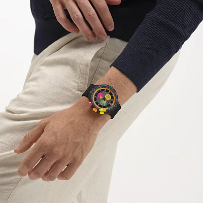 Swatch Big Bold Chrono NEON SEPPIA SB02B104