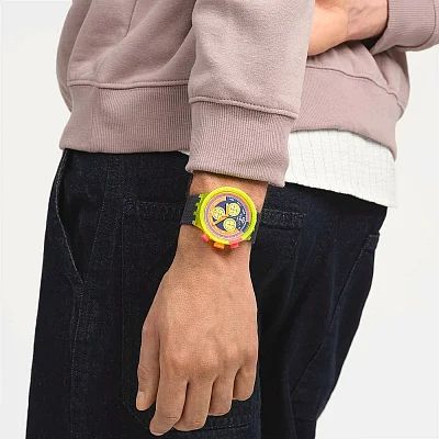 Swatch Big Bold Chrono NEON TO THE MAX SB06J100
