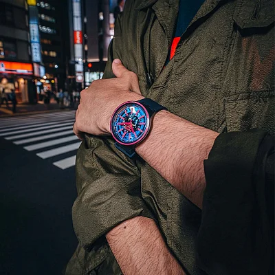 Swatch Big Bold Spectrum Blue Taste SO27B111