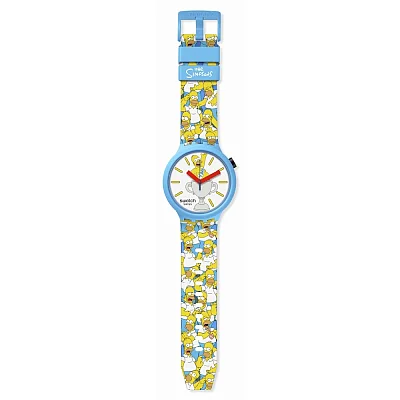 Swatch Big Bold x The Simpsons BEST. DAD. EVER. SB05Z100