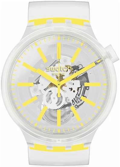 Swatch Big Bold Yellow In Jelly SO27E103