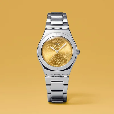 Swatch Irony Medium BLOSSOM TIME PETAL SWIRL YLS236G