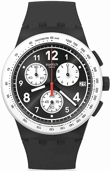 Swatch Chrono NOTHING BASIC ABOUT BLACK SUSB420