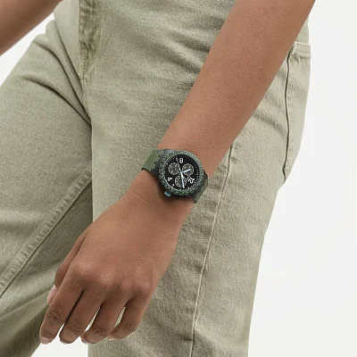 Swatch Chrono OLIVE RUSH SUSB421