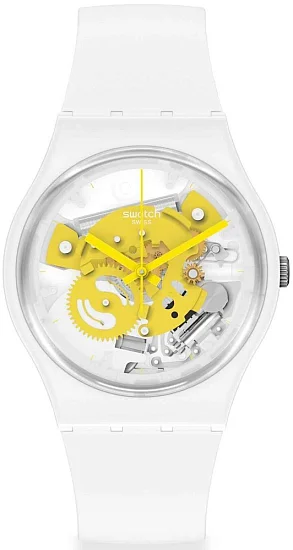 Swatch Gent Bioceramic Time to Yellow Small SO31W105