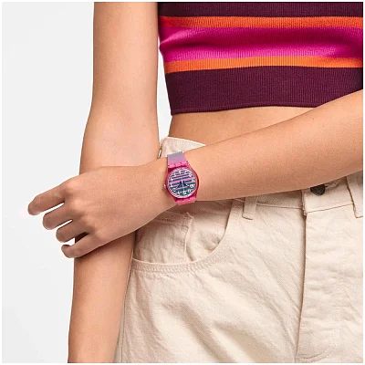 Swatch Gent Biosourced ELECTRIFYING SUMMER SO28P105