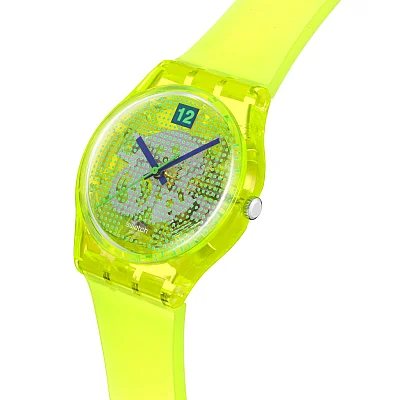 Swatch Gent Biosourced Lacquered LUMINOUSLY LEMON SO28J103
