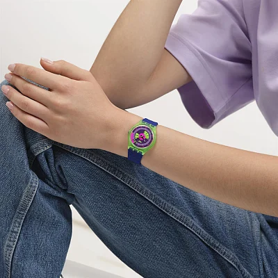 Swatch Gent Biosourced NEON SKYCHART SO28G704