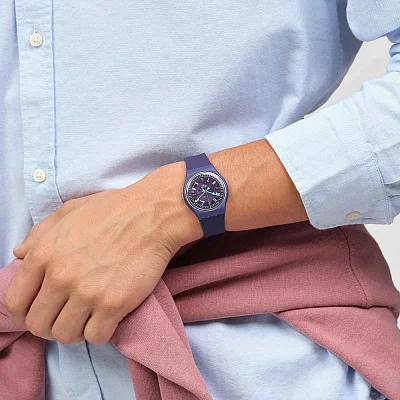 Swatch Gent Biosourced PHOTONIC PURPLE SO28V102