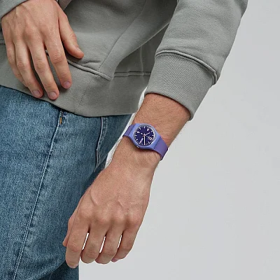 Swatch Gent Biosourced PURPLE ROLLSHOT OLYMPIC GAMES PARIS 2024 SO28V700X
