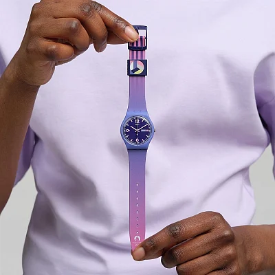 Swatch Gent Biosourced PURPLE ROLLSHOT OLYMPIC GAMES PARIS 2024 SO28V700X