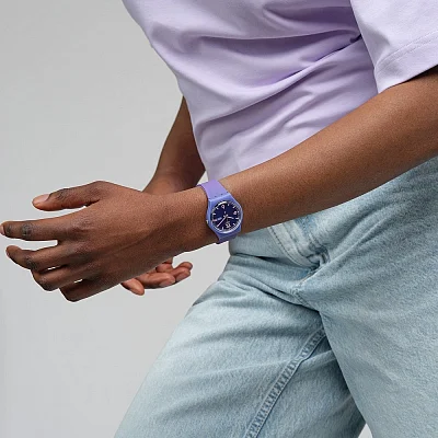 Swatch Gent Biosourced PURPLE ROLLSHOT OLYMPIC GAMES PARIS 2024 SO28V700X