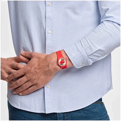 Swatch Gent Biosourced RED HEART BY SWATCH SO28Z111