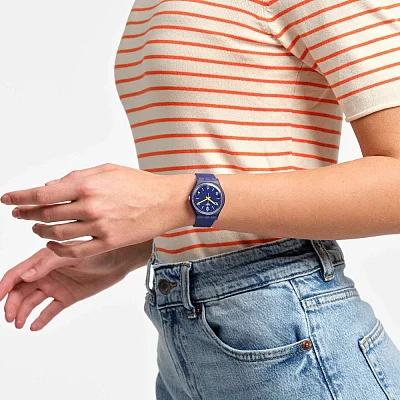 Swatch Gent Biosourced Indigo Swing SO28N108