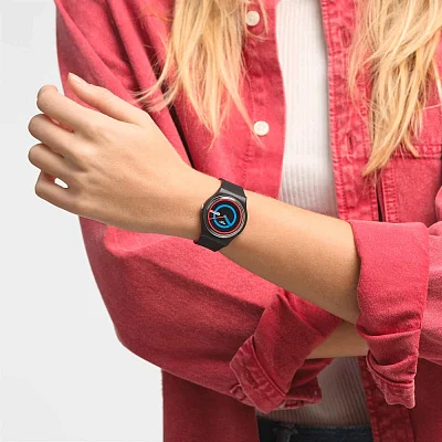 Swatch Gent Biosourced Standard Circling Black SO28B706