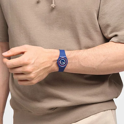 Swatch Gent Biosourced Standard Swatch Blue to Basics SO28N703