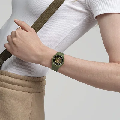 Swatch Gent Biosourced THRU THE GREENERY SO28G110