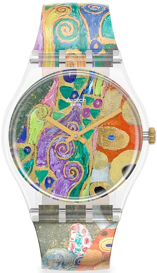 Swatch Art MOMA Gent Hope, II By Gustav Klimt, The Watch GZ349