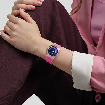 Swatch Pay Gent NEON PINK PODIUM PAY SO28K112-5300