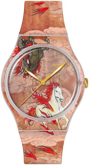 Swatch New Gent Year of the Horse RIDING THE CLOUDS SUOZ369