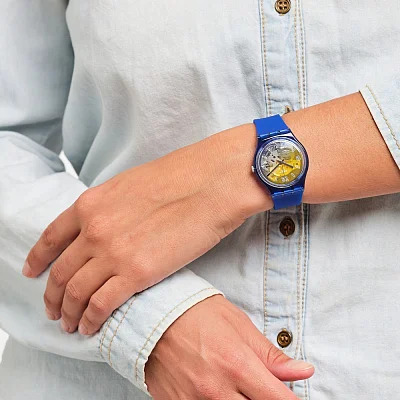 Swatch Gent Yellow Disco Fever GN278