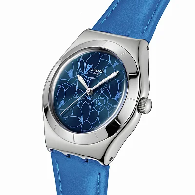 Swatch Irony Medium BLOSSOM TIME BLUE PETAL PROMISE YLS235