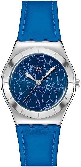 Swatch Irony Medium BLOSSOM TIME BLUE PETAL PROMISE YLS235