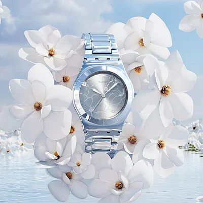Swatch Irony Medium BLOSSOM TIME PETAL BLISS YLS237G