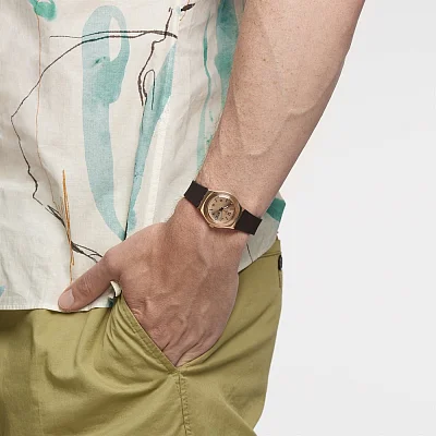 Swatch Irony Medium Brownee YLG701