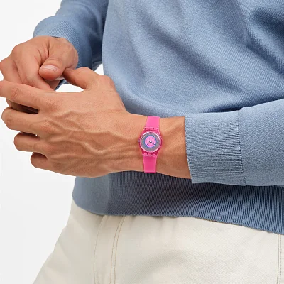 Swatch Lady PRISMATICALLY PINK LP166