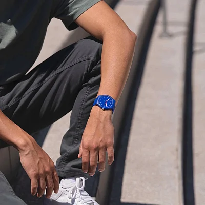 Swatch New Gent Biosourced Cobalt Disco SO29N705