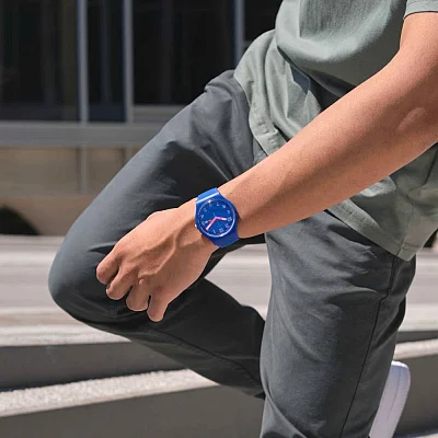 Swatch New Gent Biosourced Cobalt Disco SO29N705