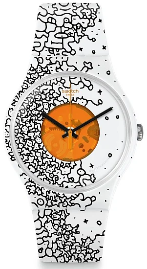 Swatch New Gent Orange Pusher SUOW167