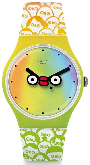 Swatch New Gent What's Yo Face SUOZ303