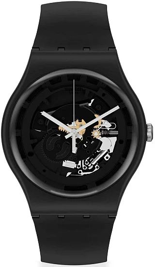 Swatch New Gent Bioceramic Spot Time Black SO32B108